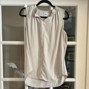 CAbi Women's Elegant Cream Blouse